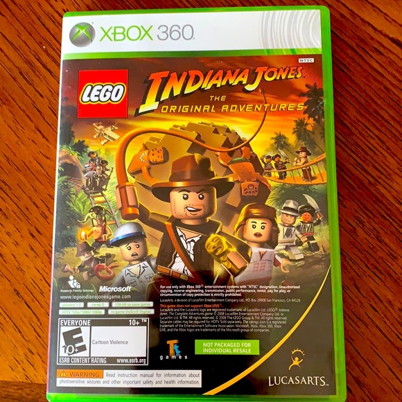 XBOX 360 Video Games Lego Indiana Jones Kung Ku Panda both have